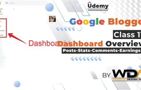 Overview of Blogger Dashboard